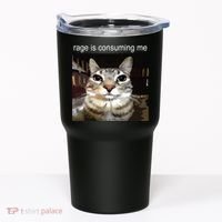 Rage Is Consuming Me Silly Staring Cat Meme Tumbler thumb 0