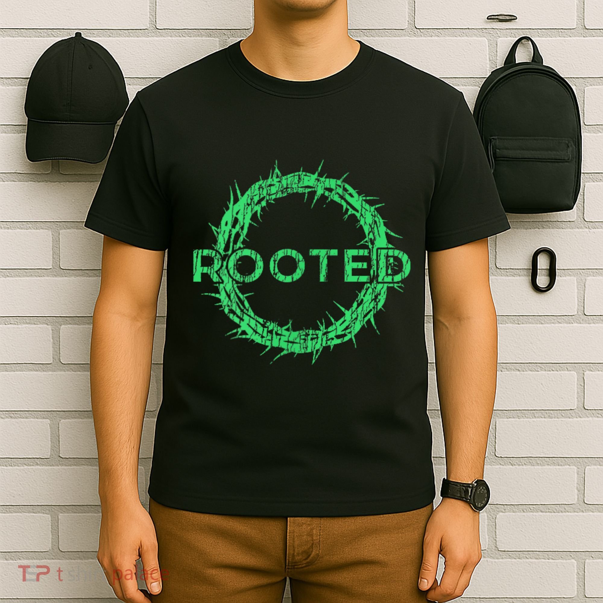 Rooted In Christ Having Your Roots Firmly In God T-Shirt