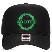 Rooted In Christ Having Your Roots Firmly In God Hat thumb 0
