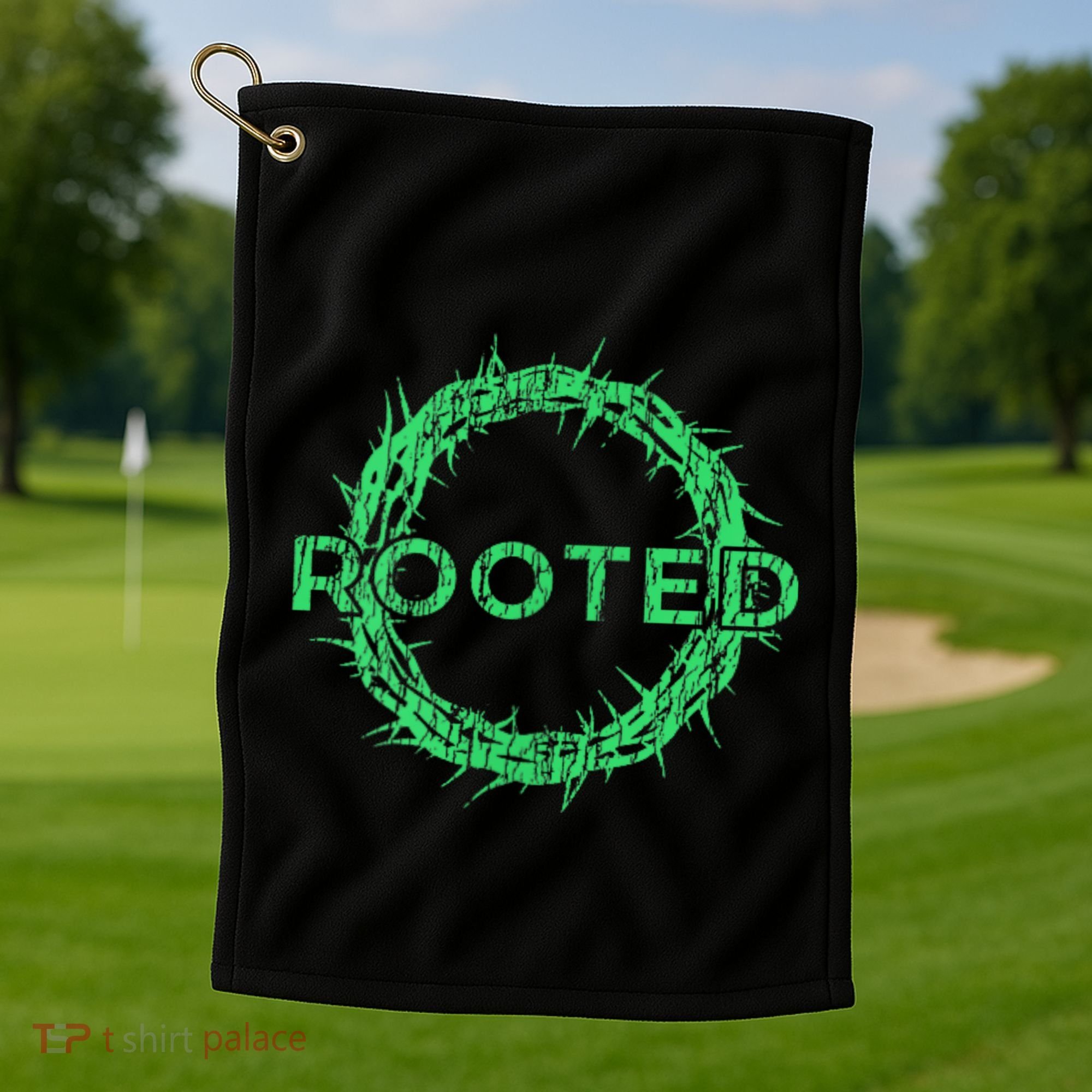 Rooted In Christ Having Your Roots Firmly In God Golf Towel