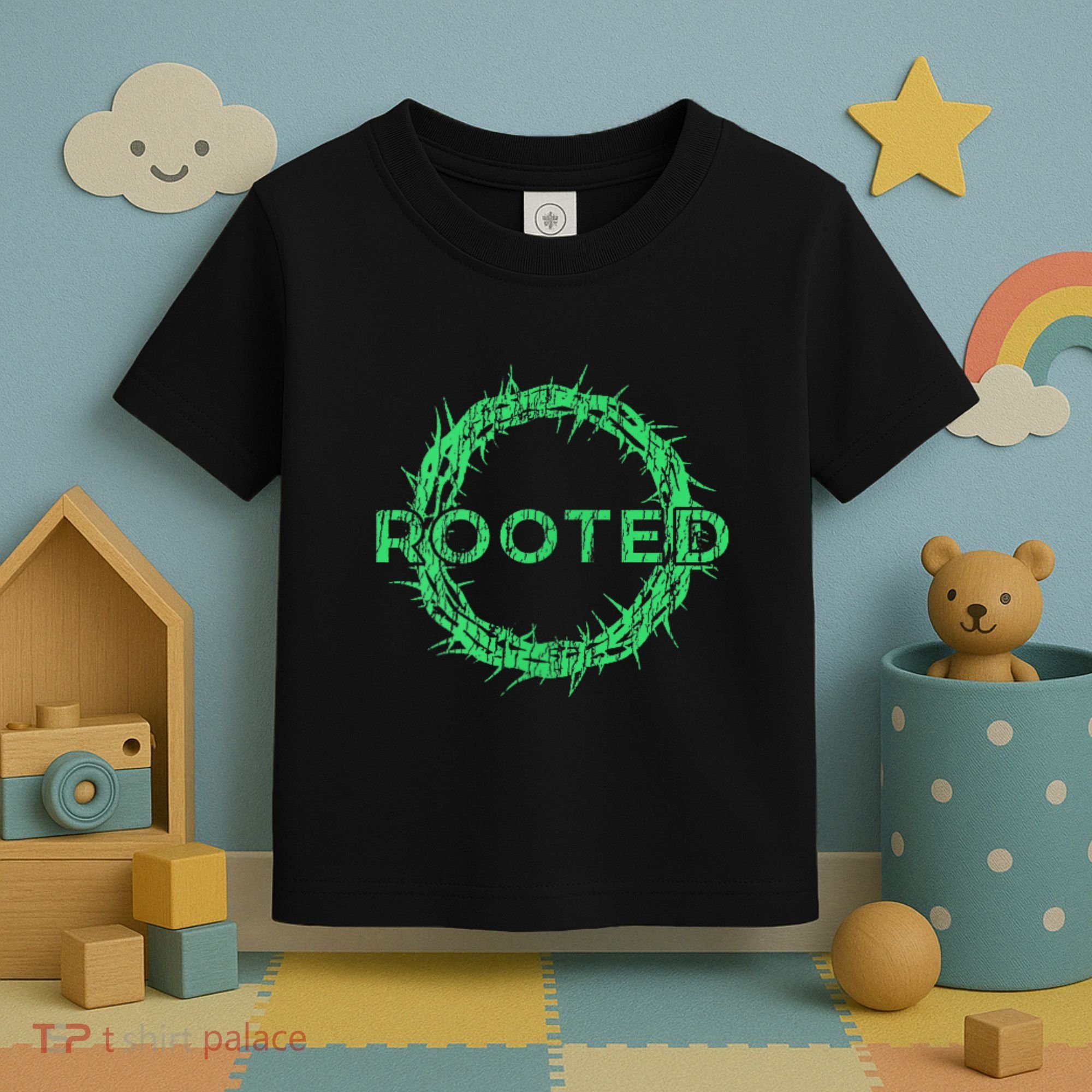 Rooted In Christ Having Your Roots Firmly In God Toddler T-Shirt
