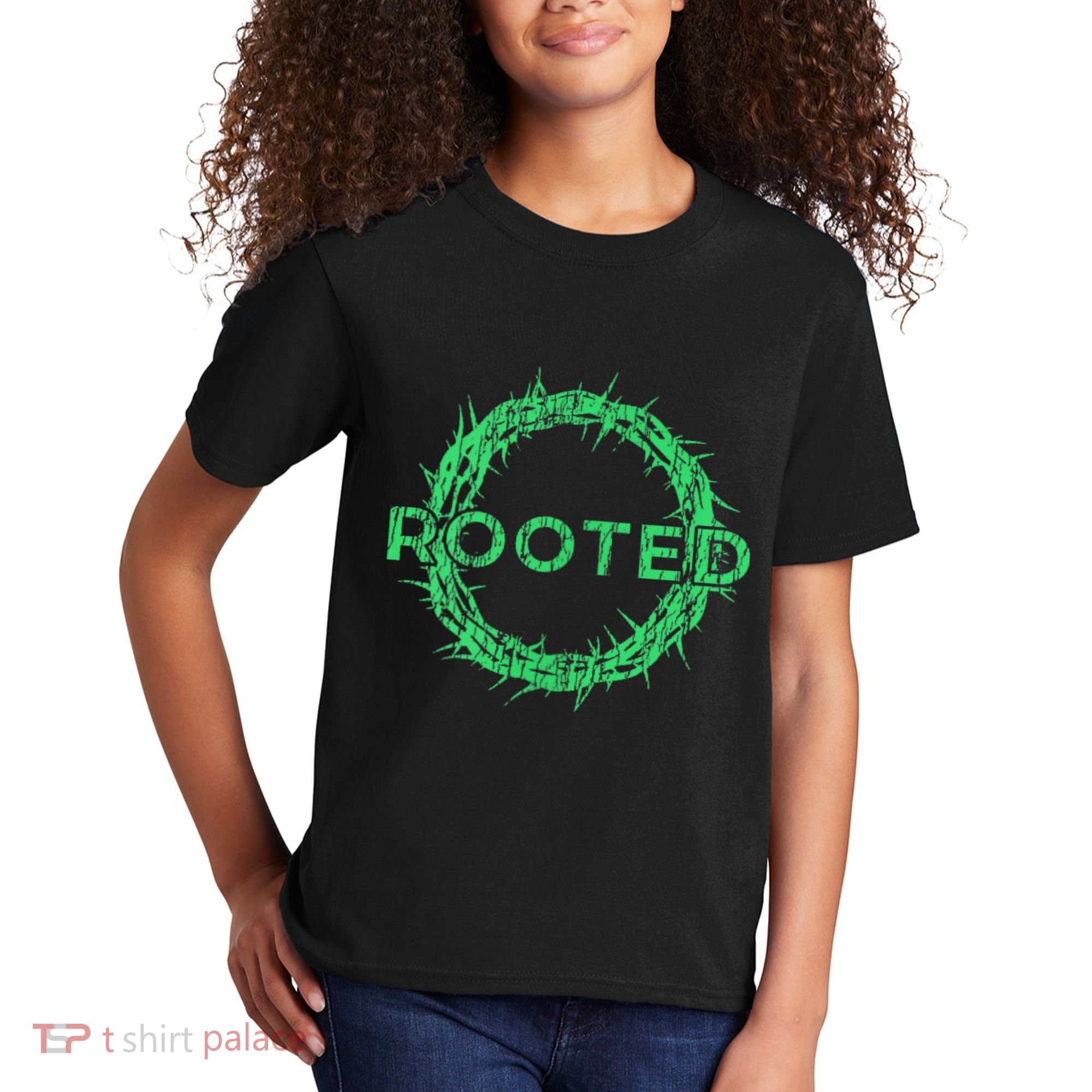 Rooted In Christ Having Your Roots Firmly In God Kids T-Shirt