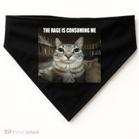 Rage Is Consuming Me USA-Made Doggie Bandana thumb 0