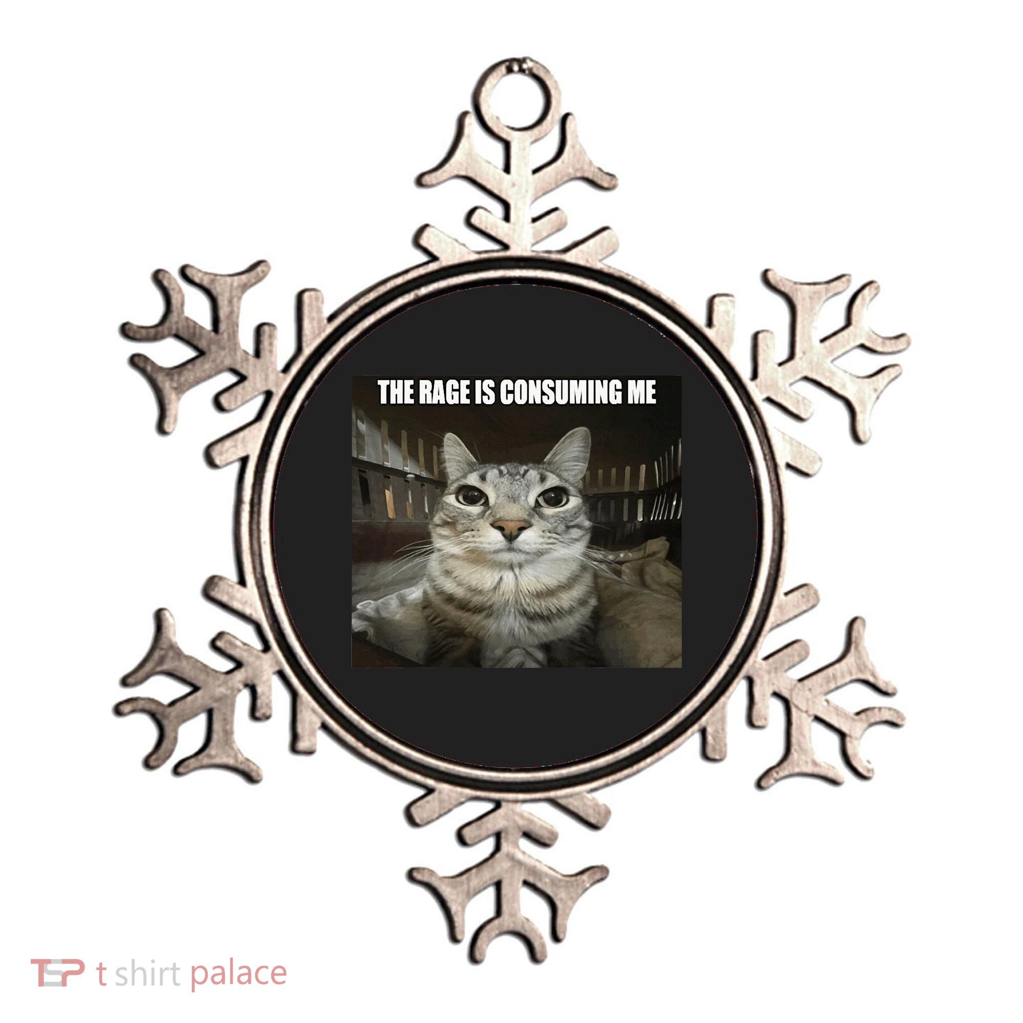 Rage Is Consuming Me Ornament