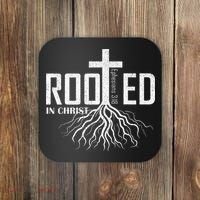 Rooted In Christ Christian Religious Christian Coaster thumb 0