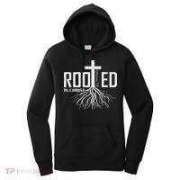 Rooted In Christ Christian Religious Christian Women's Hoodie thumb 0