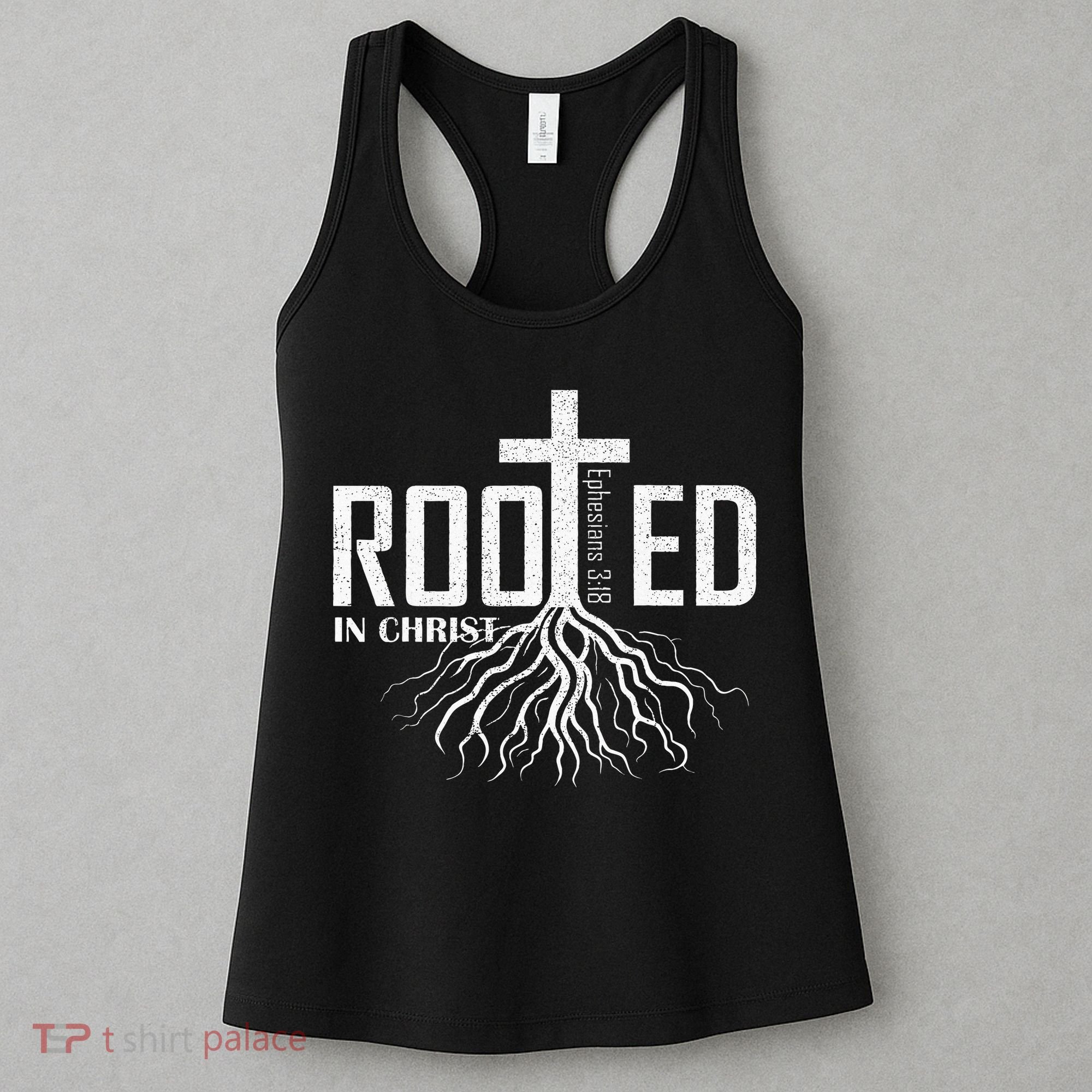 Rooted In Christ Christian Religious Christian Women's Tank Top