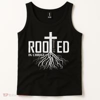 Rooted In Christ Christian Religious Christian Tank Top thumb 2