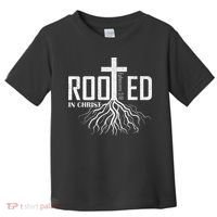 Rooted In Christ Christian Religious Christian Toddler T-Shirt thumb 0