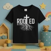 Rooted In Christ Christian Religious Christian Toddler T-Shirt thumb 3
