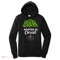 Rooted In Christ Theology Jesus Christ Christian Faith Women's Hoodie thumb 0