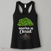 Rooted In Christ Theology Jesus Christ Christian Faith Women's Tank Top thumb 3