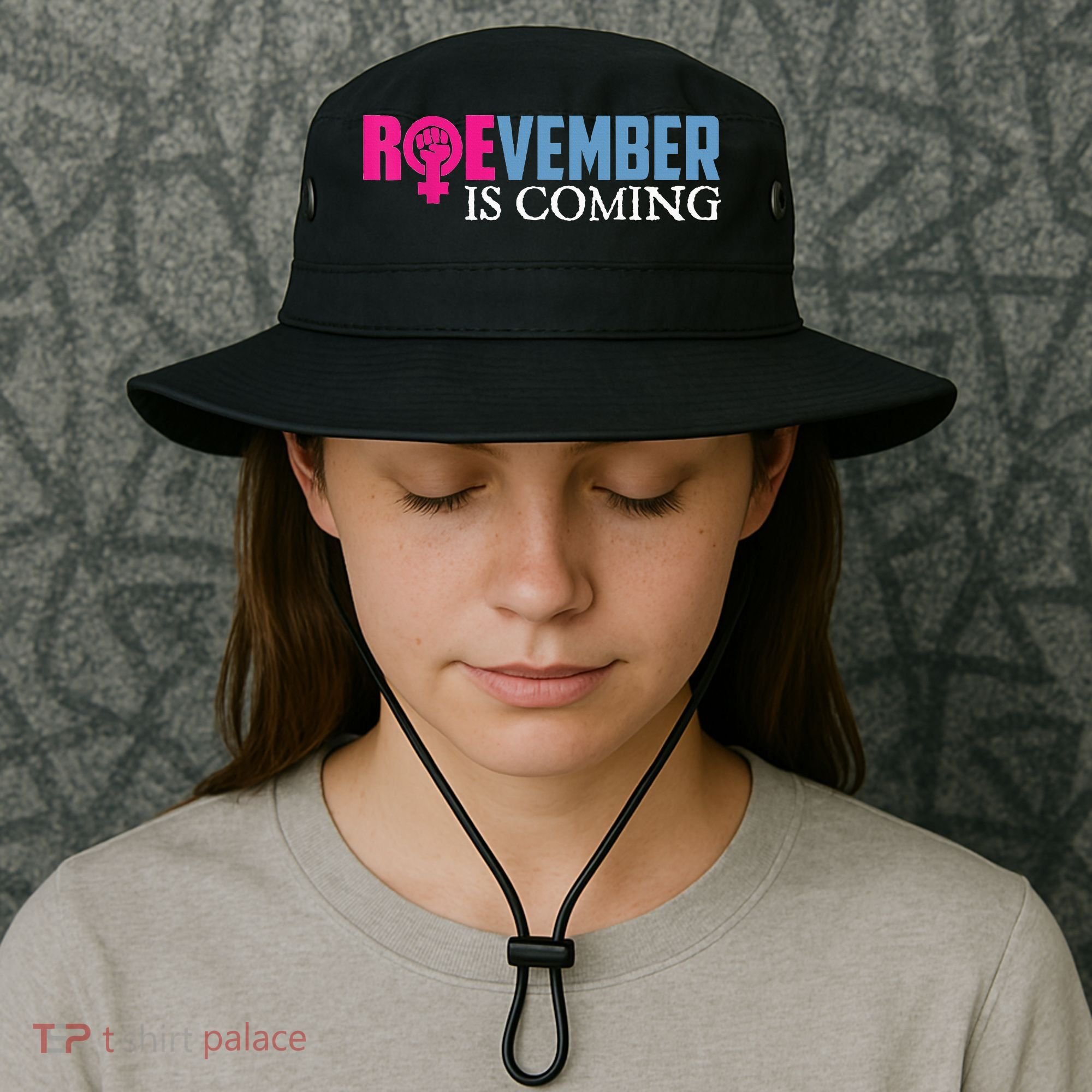 Roevember Is Coming November Vote Roe Supreme Court Meme Bucket Hat