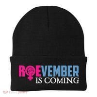 Roevember Is Coming November Vote Roe Supreme Court Meme Beanie thumb 0