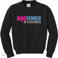 Roevember Is Coming November Vote Roe Supreme Court Meme Kids Sweatshirt thumb 0