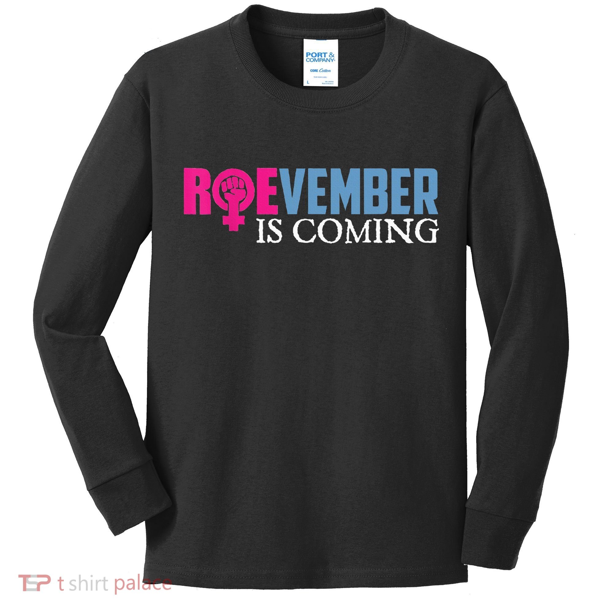 Roevember Is Coming November Vote Roe Supreme Court Meme Kids Long Sleeve Shirt