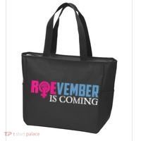Roevember Is Coming November Vote Roe Supreme Court Meme Tote Bag thumb 3