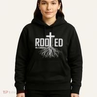 Rooted In Christ Christian Religious Christian Hoodie thumb 5