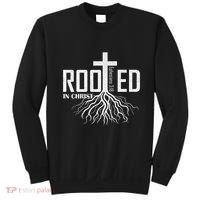Rooted In Christ Christian Religious Christian Sweatshirt thumb 0