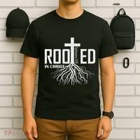 Rooted In Christ Christian Religious Christian T-Shirt thumb 6