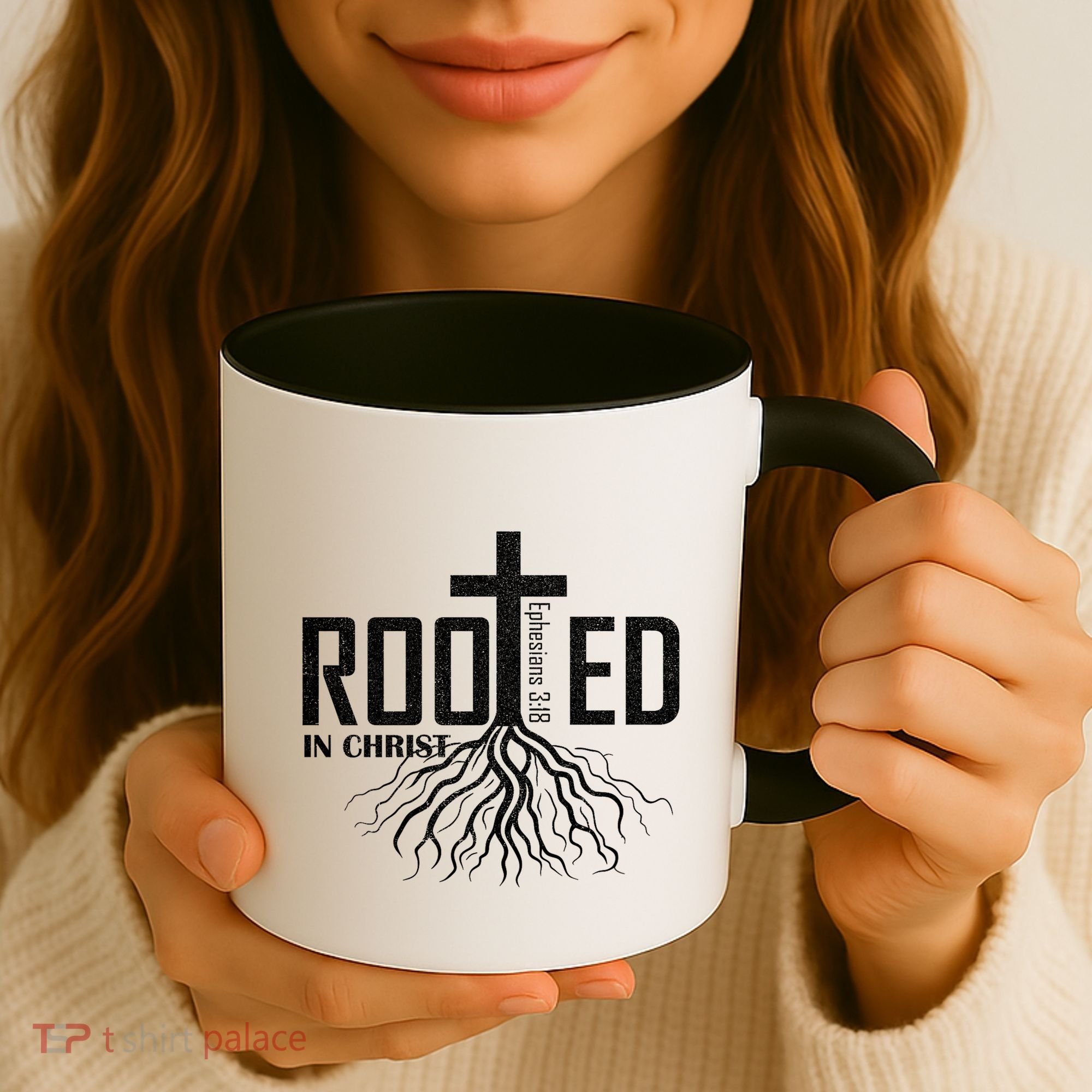 Rooted In Christ Christian Religious Christian Coffee Mug