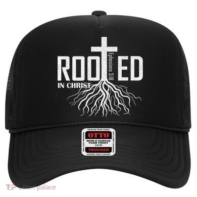 Rooted In Christ Christian Religious Christian Hat