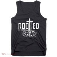 Rooted In Christ Christian Religious Christian Tank Top thumb 0