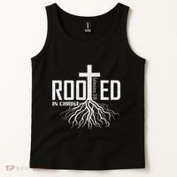 Rooted In Christ Christian Religious Christian Tank Top thumb 2