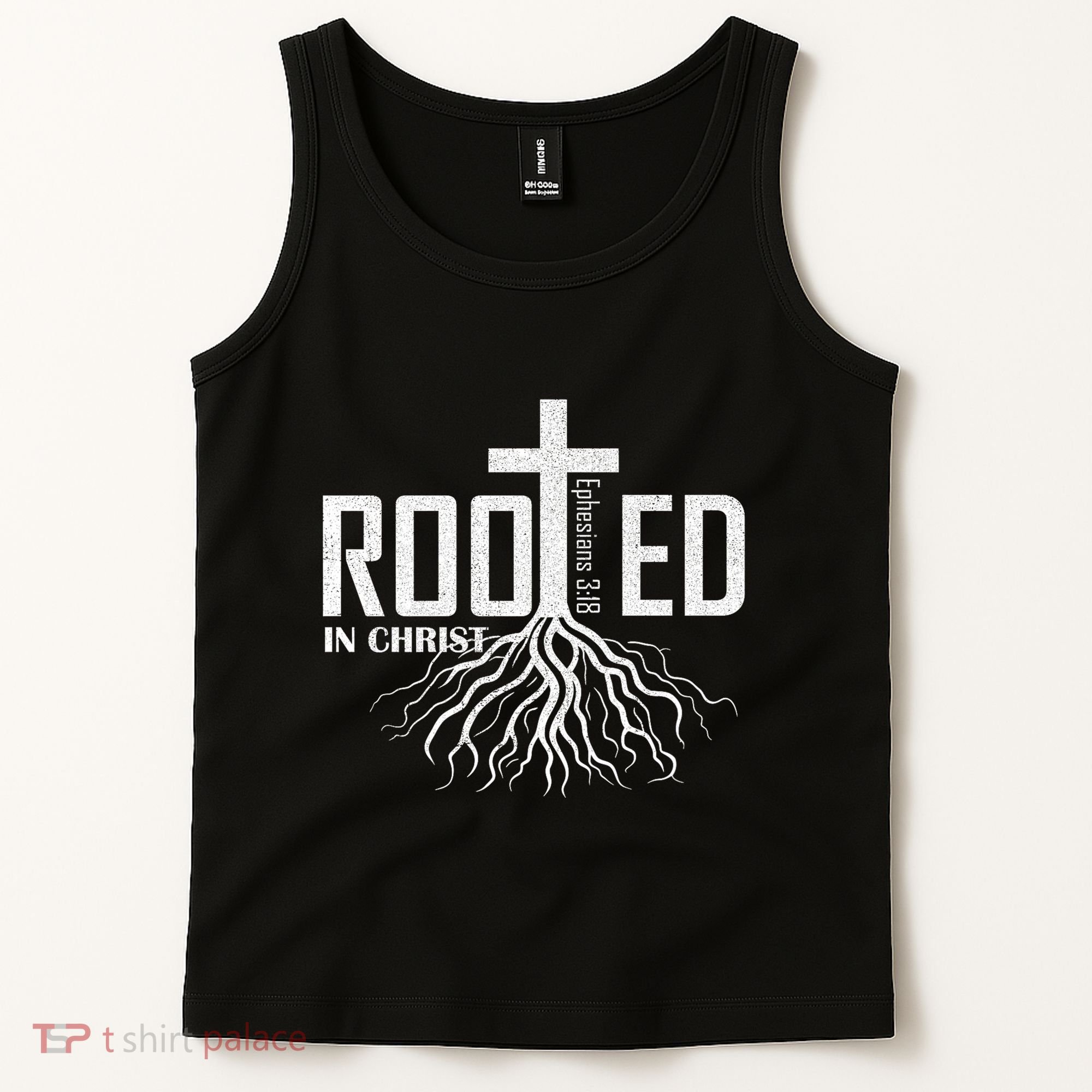 Rooted In Christ Christian Religious Christian Tank Top