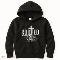 Rooted In Christ Christian Religious Christian Kids Hoodie thumb 0