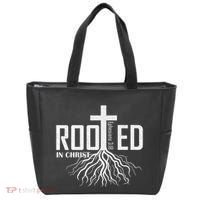 Rooted In Christ Christian Religious Christian Tote Bag thumb 0