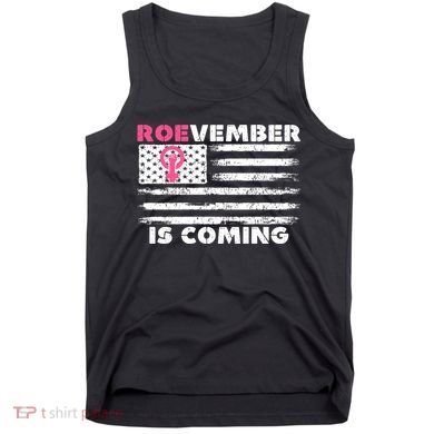 Roevember Is Coming US American Flag Vintage Tank Top
