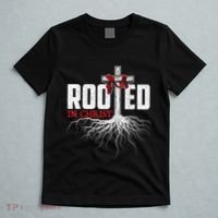 Rooted In Christ Christian Faith Religious Jesus Christ T-Shirt thumb 5