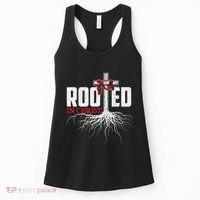Rooted In Christ Christian Faith Religious Jesus Christ Women's Tank Top thumb 0