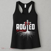 Rooted In Christ Christian Faith Religious Jesus Christ Women's Tank Top thumb 3