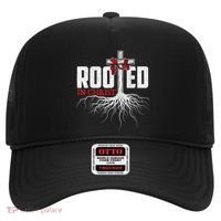Rooted In Christ Christian Faith Religious Jesus Christ Hat thumb 0