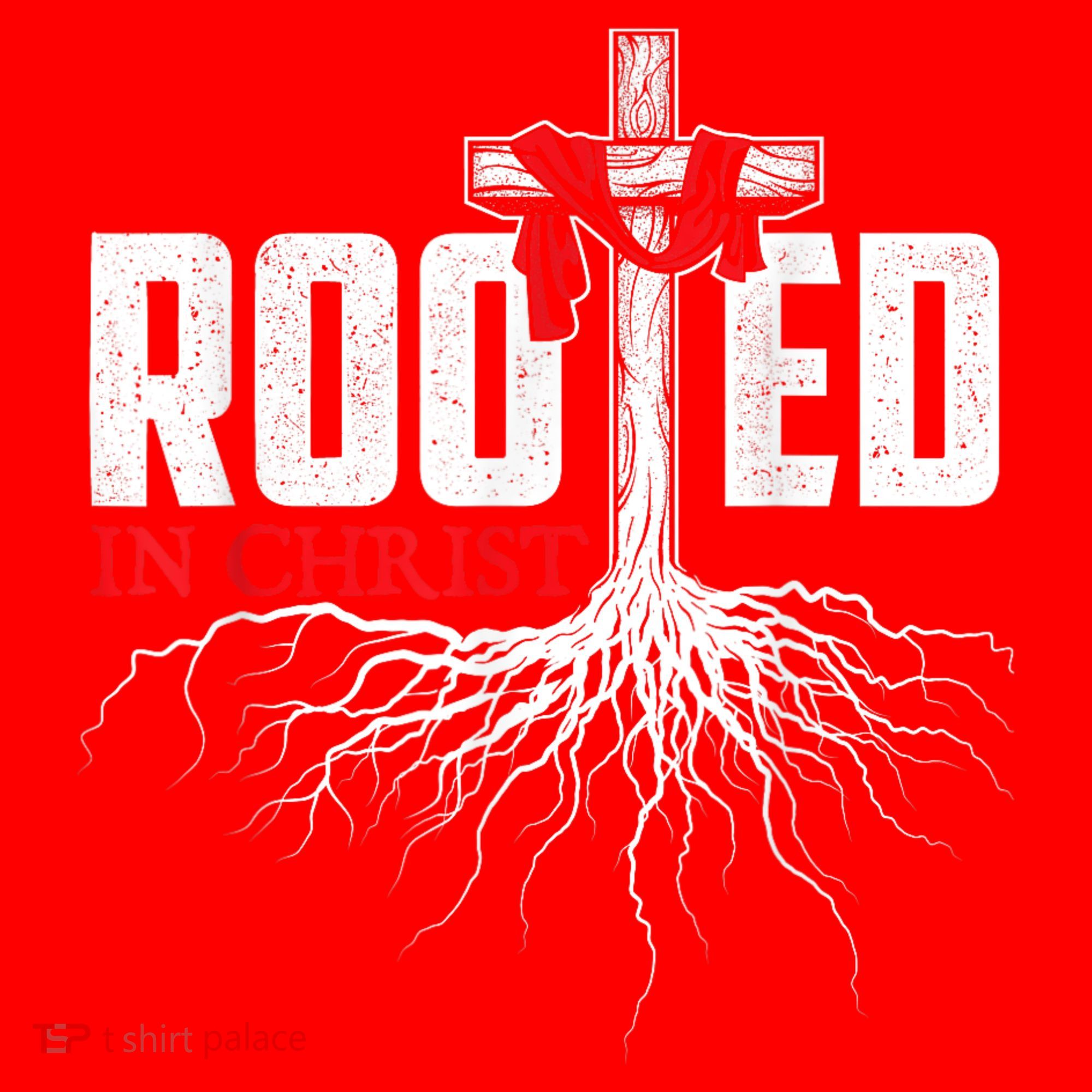 Rooted In Christ Christian Faith Religious Jesus Christ Santa Hat