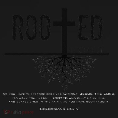 Rooted In Christ Ladies Essential Flowy Tank
