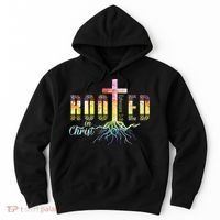 Rooted In Christ Christian Religious Christian Hoodie thumb 0