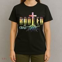 Rooted In Christ Christian Religious Christian T-Shirt thumb 4