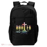 Rooted In Christ Christian Religious Christian Backpack thumb 0