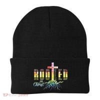 Rooted In Christ Christian Religious Christian Beanie thumb 0