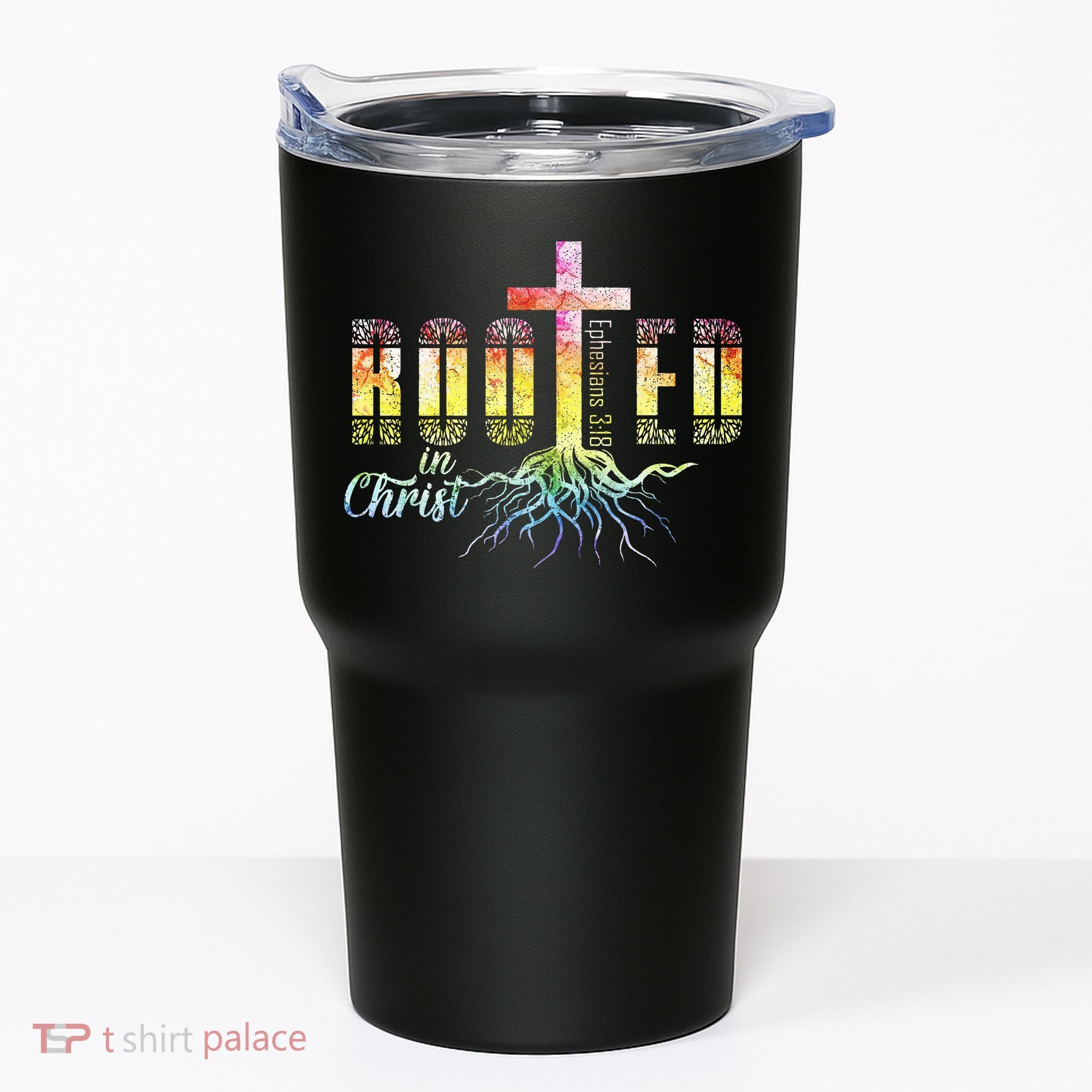Rooted In Christ Christian Religious Christian Tumbler