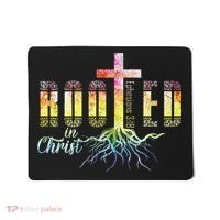 Rooted In Christ Christian Religious Christian Mousepad thumb 0
