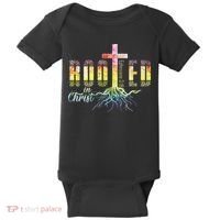 Rooted In Christ Christian Religious Christian Baby Bodysuit thumb 0