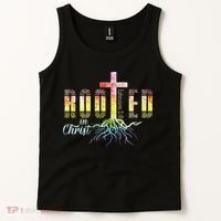 Rooted In Christ Christian Religious Christian Tank Top thumb 2