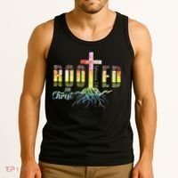 Rooted In Christ Christian Religious Christian Tank Top thumb 3
