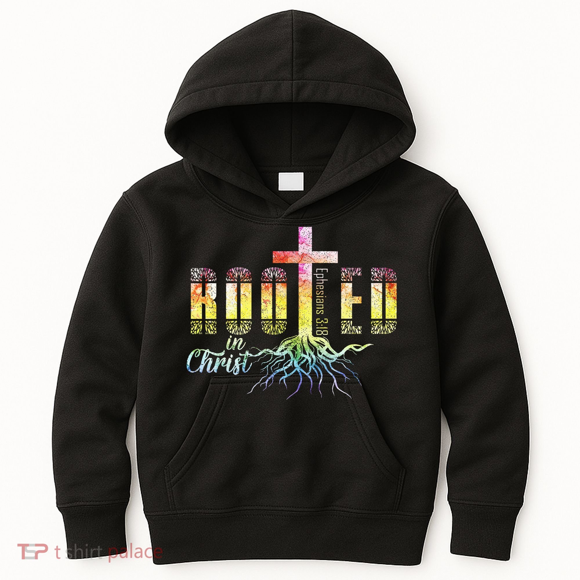 Rooted In Christ Christian Religious Christian Kids Hoodie