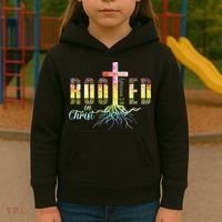 Rooted In Christ Christian Religious Christian Kids Hoodie thumb 3
