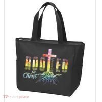 Rooted In Christ Christian Religious Christian Tote Bag thumb 3